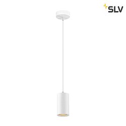 pendant luminaire ASTO TUBE 1 flame GU10 IP20, white