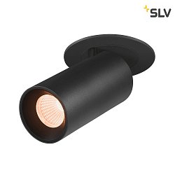 ceiling recessed luminaire NUMINOS PROJECTOR S cylindrical, black