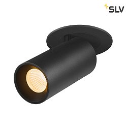ceiling recessed luminaire NUMINOS PROJECTOR S cylindrical, black