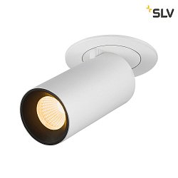 ceiling recessed luminaire NUMINOS PROJECTOR S cylindrical, black, white