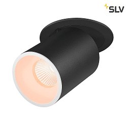 ceiling recessed luminaire NUMINOS PROJECTOR L cylindrical, black, white