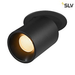 ceiling recessed luminaire NUMINOS PROJECTOR L cylindrical, black