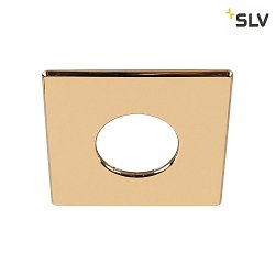 cover UNIVERSAL DOWNLIGHT IP65 square, glossy, gold