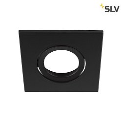 cover UNIVERSAL DOWNLIGHT IP20 square, swivelling, black