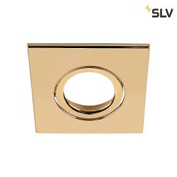cover UNIVERSAL DOWNLIGHT IP20 square, swivelling, glossy, gold
