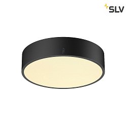 wall and ceiling luminaire MEDO PRO 30 round, DALI controllable IP50, black dimmable