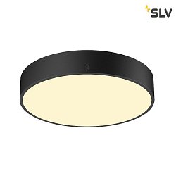 wall and ceiling luminaire MEDO PRO 40 round, DALI controllable IP50, black dimmable
