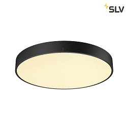 wall and ceiling luminaire MEDO PRO 60 round, DALI controllable IP50, black dimmable