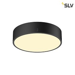 wall and ceiling luminaire MEDO 30 round IP50, black dimmable