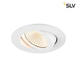 ceiling recessed luminaire NEW TRIA UNIVERSAL round IP20, white dimmable