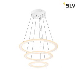 pendant luminaire ONE FLAT TRIPLE IP20, white dimmable