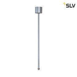 EUTRAC Pendant rod 0,6 m fixed for 3-Phase High voltage Track, silver grey