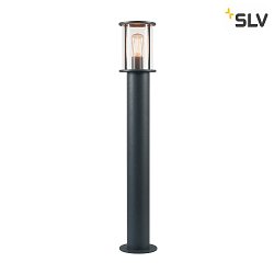 PHOTONIA, Floorlamp, A60, round, anthracite, glass clear