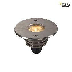 LED Floor recessed luminaire DASAR LED LV Outdoor luminaire, round, stainless steel 316, 40, 6W, PowerLED, 3000K, IP67