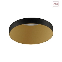 Luminaire de plafond EINAR 3558/8 GU10 IP20, or, noir mat gradable