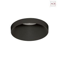 Luminaire de plafond EINAR 3558/8 GU10 IP20, noir mat gradable