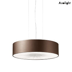 Pendant luminaire PL SKIN 100 pendant luminaire, E27, IP20, with cover below, brown / warm white