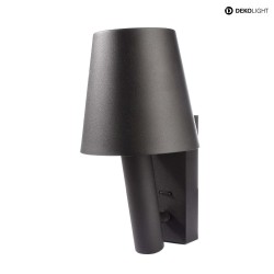 Wall luminaire ALWA I, 220-240V AC/50-60Hz, 3,50 W, traffic black