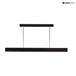 Pendant luminaire APOLLON, 200-250V AC/50-60Hz, 42W, black matt