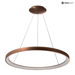 Pendant luminaire MEROPE 780mm, 220-240V AC/50-60Hz, 60W, coffee