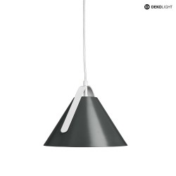 Pendant luminaire DIVERSITY, 220-240V AC/50-60Hz, E27, 1x max. 40W, grey