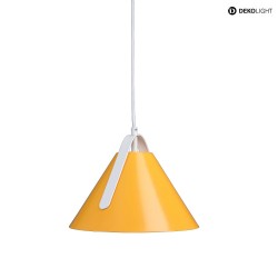 Pendant luminaire DIVERSITY, 220-240V AC/50-60Hz, E27, 1x max. 40W, yellow