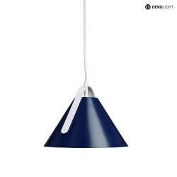 Pendant luminaire DIVERSITY, 220-240V AC/50-60Hz, E27, 1x max. 40W, blue