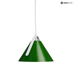 Pendant luminaire DIVERSITY, 220-240V AC/50-60Hz, E27, 1x max. 40W, green