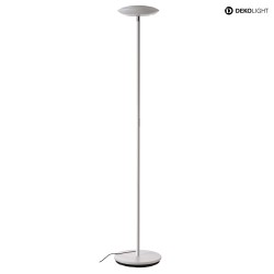 Lampadaire BERMUDA inclinable, direct / indirect, avec variateur tactile IP20, blanche gradable