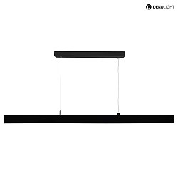 Pendant luminaire D PROFESSION UP & DOWN, power supply unit Triac, 200-240V AC/50-60Hz, 60W, black