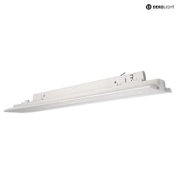 Luminaire triphas LINEAR PRO FOLD rigide, commutable, multipower IP20, blanche 