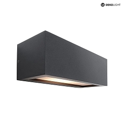 Wall luminaire Rilongo outdoor luminaire, 220-240V AC / 50-60Hz, E27, 18W, IP54, anthracite