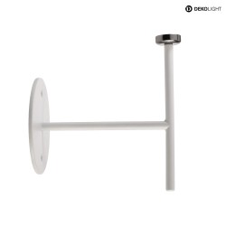 Wall holder for magnetic luminaire MIRAM, B/H: 8,5cm/9,6cm, white