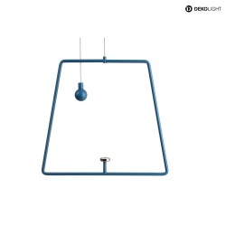 Pendelum for magnetic luminaire MIRAM, B/H: 20,5cm/18,5cm, blue