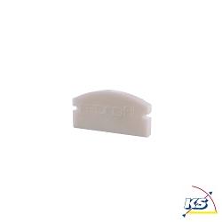 Endcaps f-AU-01-12, 18 mm, 2 items, white