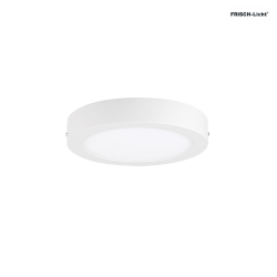 Downlight ADL2235A.1583 plat, rond, commutable IP20, blanche 