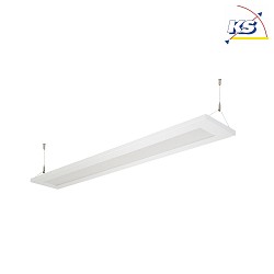 Luminaire  suspension PLN131860A.4084 direct / indirect, commutable IP20, blanche 