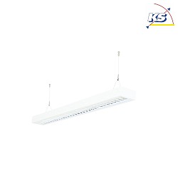 Luminaire  grille PLN134500H.8783 direct / indirect, UGR < 19, commutable IP20, blanche 