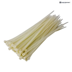 Heitronic Cable ties natural color 100 pack, 300x4,8mm