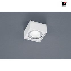 Luminaire de plafond KARI angulaire IP30, blanc mat gradable