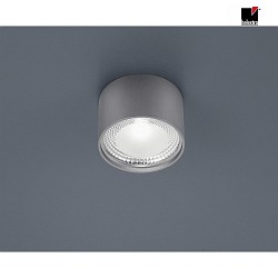 Luminaire de plafond KARI rond IP30, nickel mat gradable