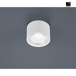 Luminaire de plafond KARI rond IP30, blanc mat gradable