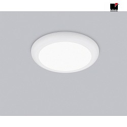 Luminaire de plafond BIS IP54, satin, blanc mat