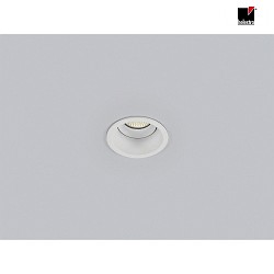 Plafonnier encastr NESO pivotant GU10 IP20, blanc mat 