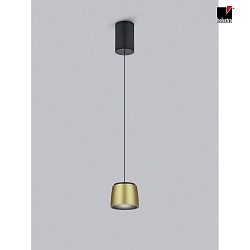 pendant luminaire OVE IP20, gold, black dimmable