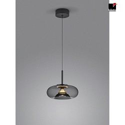 pendant luminaire SICA 1 flame IP20, gold, black dimmable