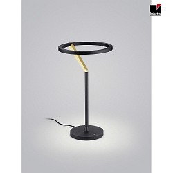 Lampe de table ELARA avec interrupteur LED IP20, or, noir gradable