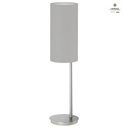 Lampe de table TOLEDO E27 IP20, gris clair