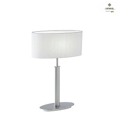 Lampe de table ARUBA E27 IP20, blanche gradable