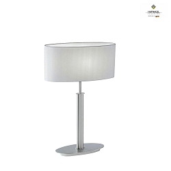 Lampe de table ARUBA E27 IP20, gris clair gradable